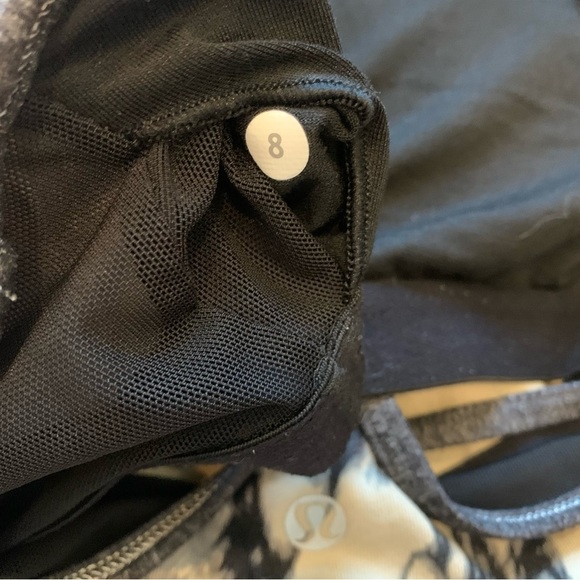 Lululemon Power Y Tank Top Great Granite Black Mojave Tan / Heathered Black | 8‌ - Picture 5 of 6